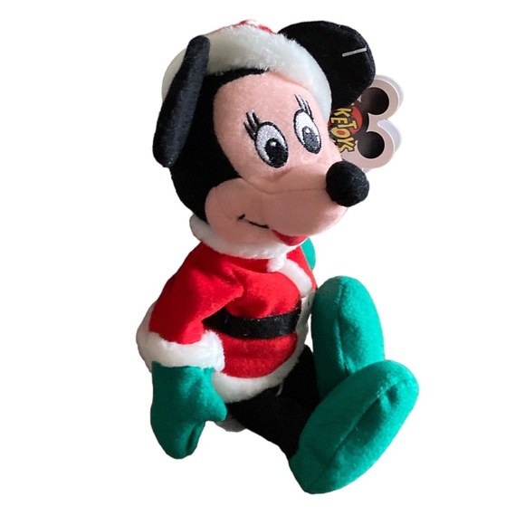 Minnie Mouse Christmas Santa Mini Bean Bag - Picture 8 of 14